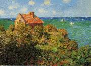 Claude Monet Fisherman's Cottage on the Cliffs china oil painting artist